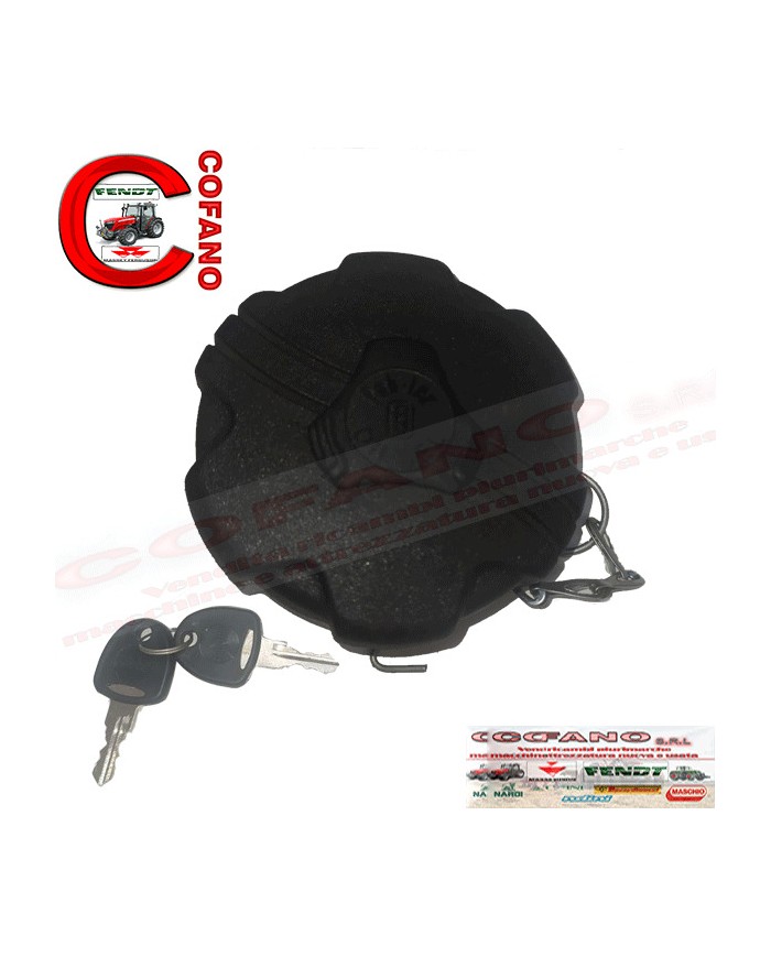 Coperchio serbatoio carburante con chiave Massey Ferguson - Landini