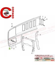 Ghiera chiusura cofano Massey Ferguson - Shl