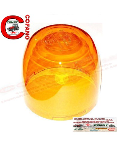 Calotta lampeggiante in plastica Ø12cm H 10cm