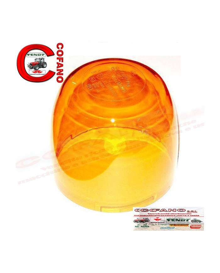 Calotta lampeggiante in plastica Ø12cm H 10cm