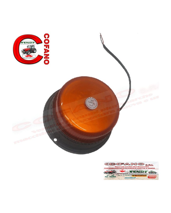 Girofaro lampeggiante intermittente 12-24V attacco fisso