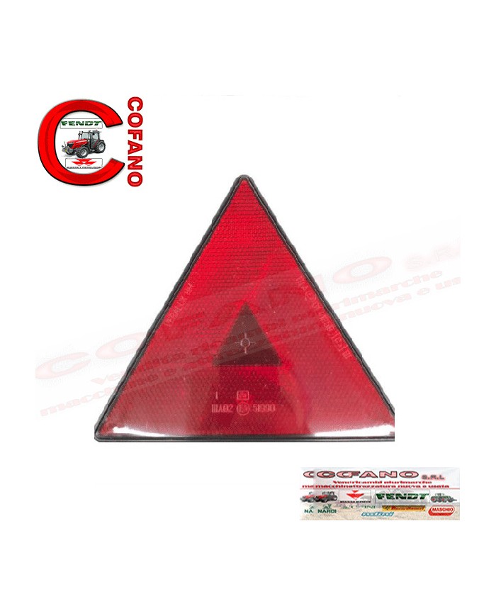 Catadiottro triagolare 162x142 mm