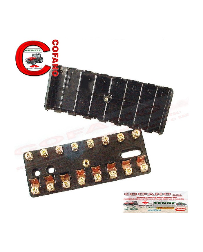 Portafusibili 8 posti cm12 Portafusibili 8 posti cm12