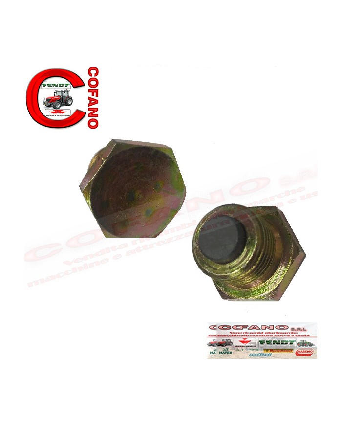 Tappo scarico olio assale anteriore Massey Ferguson serie 3000