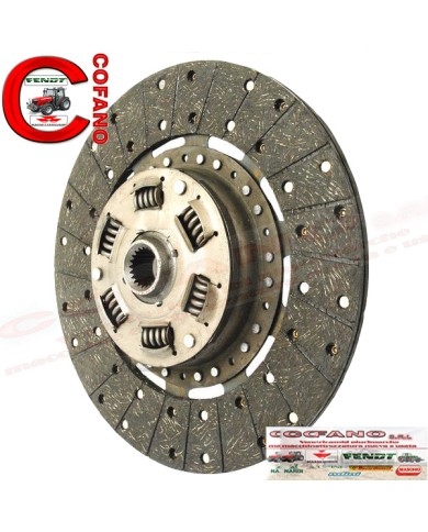 Piatto disco frizione con parastrappi Massey Ferguson - Landini scalanature 21