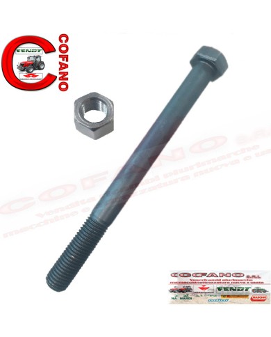 Bullone Vite con  dado Lunghezza 180mm Ø 160mm