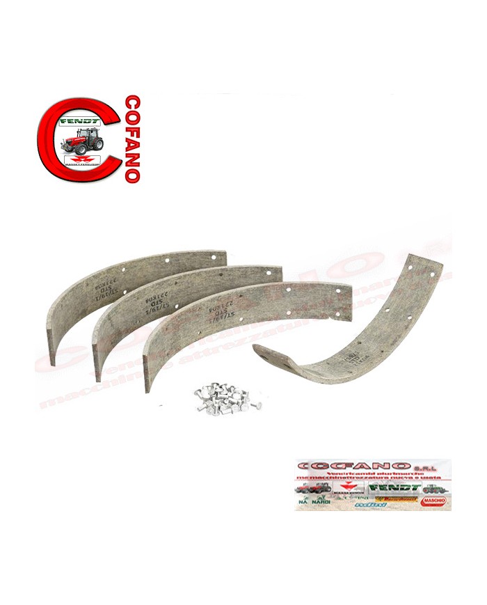 Kit pastiglie freni MF 100 200 New Holland ( 4pz )