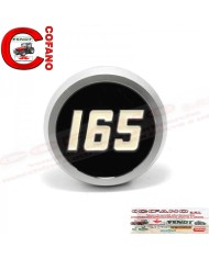 Emblema Massey Ferguson 165 in alluminio