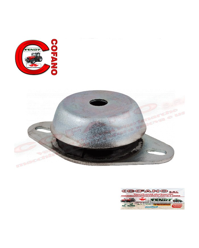 Supporto antivibrante a campana Diametro 92 mm Altezza 45 mm