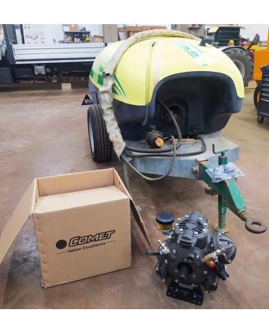 Atomizzatore trainato Cordella più pompa nuova Atomizzatore trainato Cordella più pompa nuova