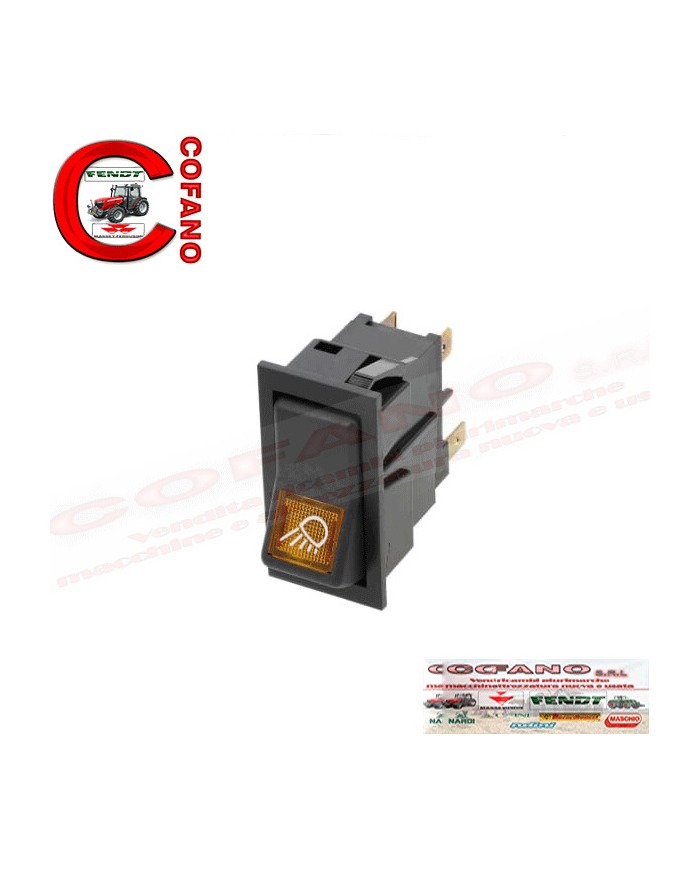 Interruttore faro lavoro originale Landini per MF