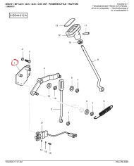 Piatra supporto presa di forza Massey Ferguson 3300 3400 - SDF