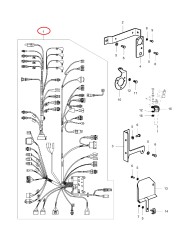 Fasciocavi cruscotto impianto elettrico Massey Ferguson compatibile SDF