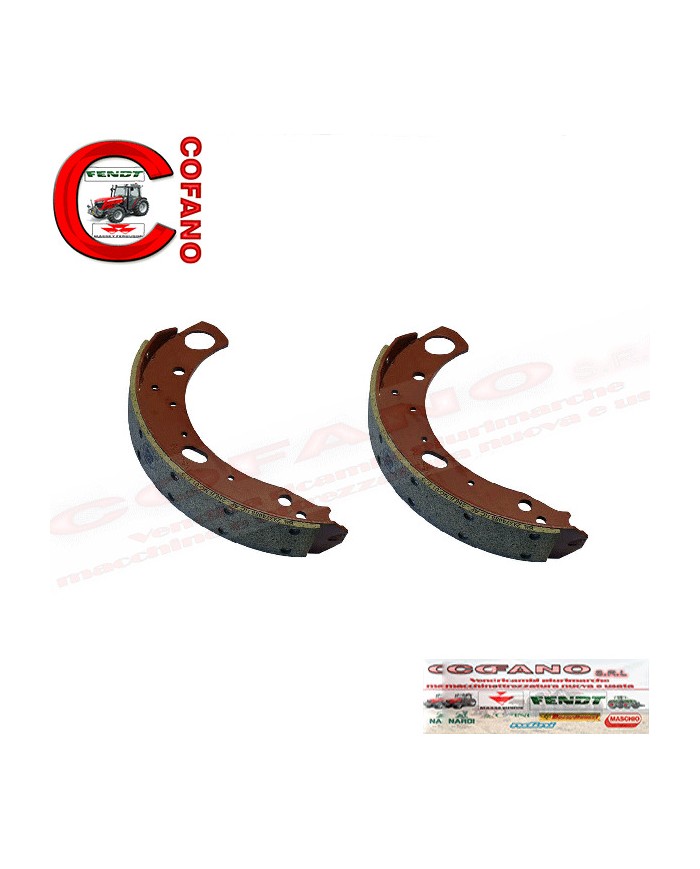 Kit ganasce freno Massey Ferguson 100 200 Compatibile New Holland ( 2pz