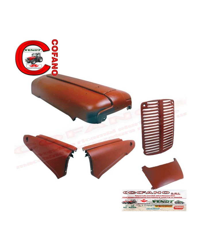 Kit cofano completo Massey Ferguson serie 35