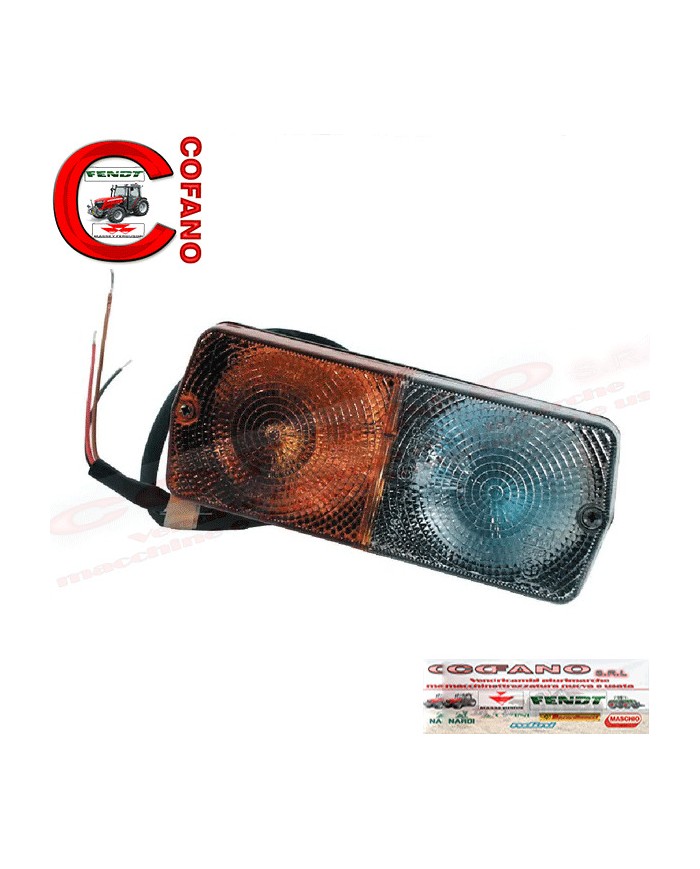 Fanale anteriore dx/sx Cobo 70 x 184 mm MF serie 200 300 Landini serie 30