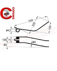 Molla per giroandanatore Slam tipo 3