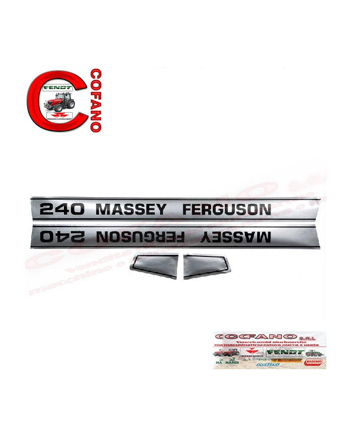 Kit adesivo trattore Massey Ferguson 240