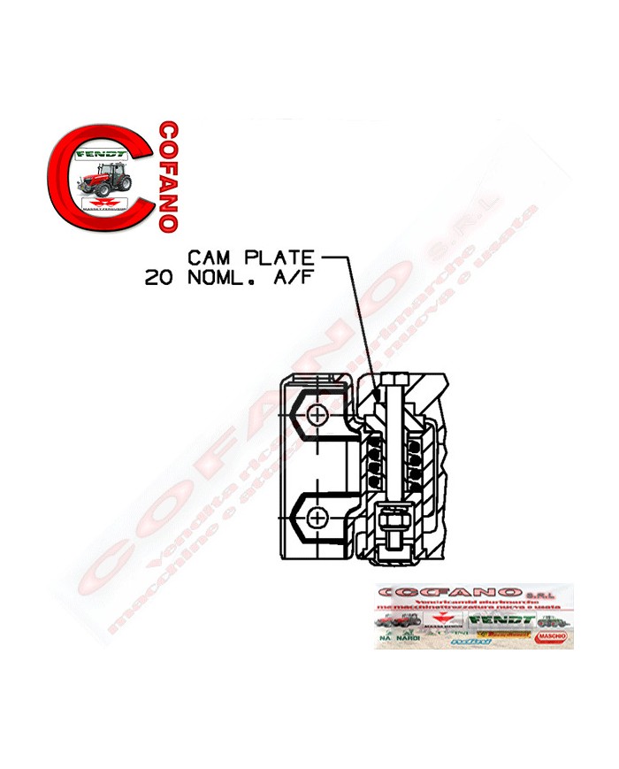 Braccio telescopico specchietto per MF 5000-6000-7000-8000