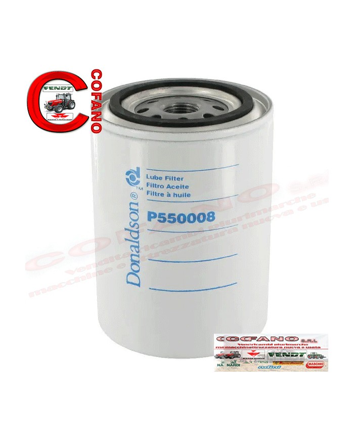 Filtro olio motore Donaldson P550008 Ø 93x136 mm
