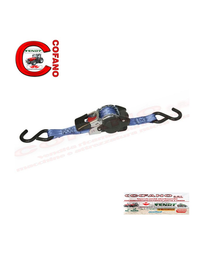 Cricchetto per cinghia 300 kg 1,8 m