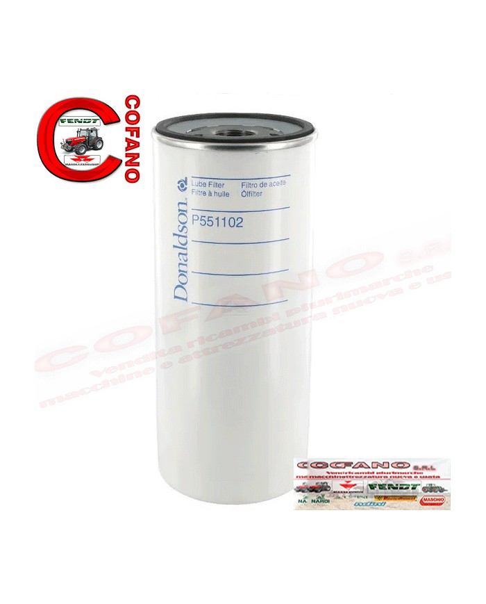 Filtro olio Donaldson P551102