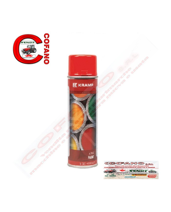 Vernice spray Massey Ferguson rosso 400 ml