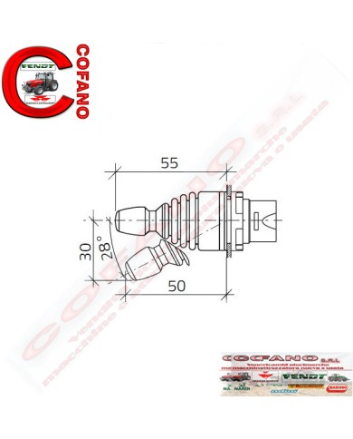 Joystick 4 posizioni scuotitore Berardinucci e Gru
