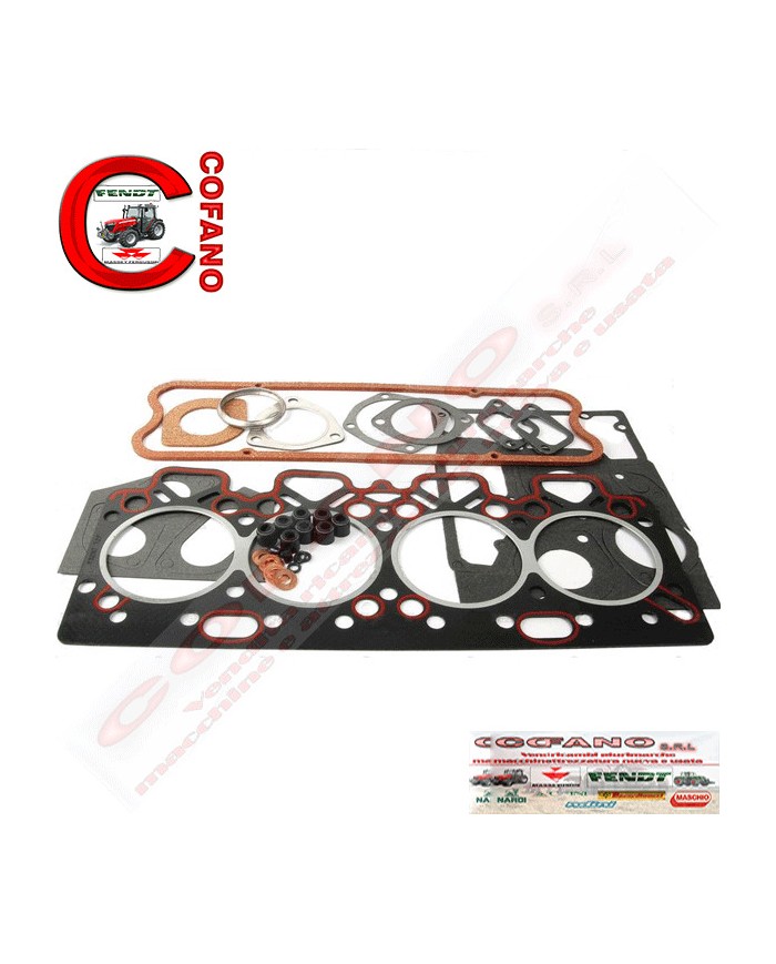 Set guarnizione superiore 4 cilindri Massey Ferguson 100/200/300/500/600 Landini
