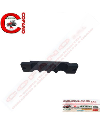 Piastra briglia in gomma 134x25mm Massey Ferguson 8400