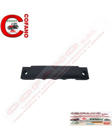 Piastra briglia in gomma 134x25mm Massey Ferguson 8400