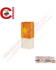Gemma anteriore HELLA 170X70 mm arancio trasparente CASE IH - 3224290