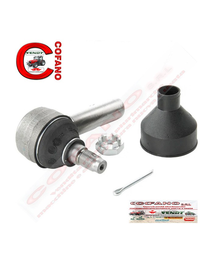 Testina snodo sferico sterzo centrale cilindro idroguida Massey Ferguson Landini