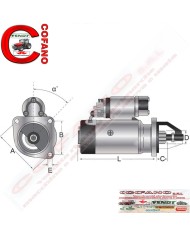 Motorino d'avviamento 12V 2.7KW Lucas Landini Massey Ferguson