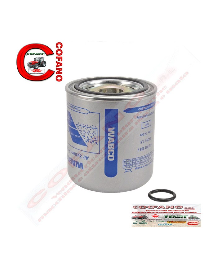 Filtro essiccatore ad aria Wabco L 163 mm Ø 138.8