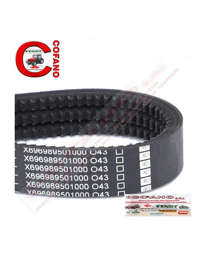 Cinghia Agco La 1480 mm Larg 31x10 mm Adattabile Fendt - X696989501000 Cinghia Agco La 1480 mm Larg 31x10 mm Adattabile Fendt - X696989501000