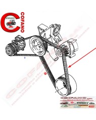 Cinghia Agco La 1480 mm Larg 31x10 mm Adattabile Fendt - X696989501000 Cinghia Agco La 1480 mm Larg 31x10 mm Adattabile Fendt - X696989501000