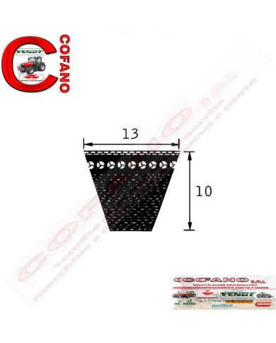 Cinghia Agco 13 x Lung. 918 mm adattabile Fendt - X696623300000