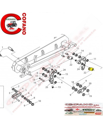 Piastra barre falcianti G e S gruppo biellismo - 46338 Piastra barre falcianti G e S gruppo biellismo - 46338