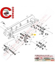 Cuscinetto per barre falcianti G e S gruppo biellismo Ø 36 mm - 46339