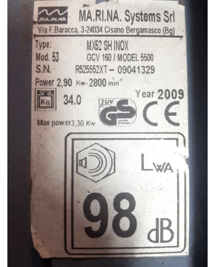 Tagliaerba HONDA GCV 160 5500 con trazione Tagliaerba HONDA GCV 160 5500 con trazione