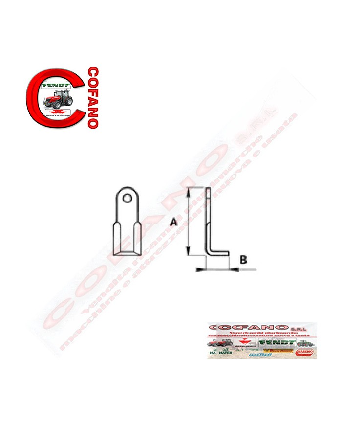 Coltello 180 x 80 mm Maschio Terranova Coltello 180 x 80 mm Maschio Terranova