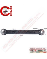 Asta sollevamento idraulico Lungh. 200 mm Ø foro 10.5 mm adattabile MF