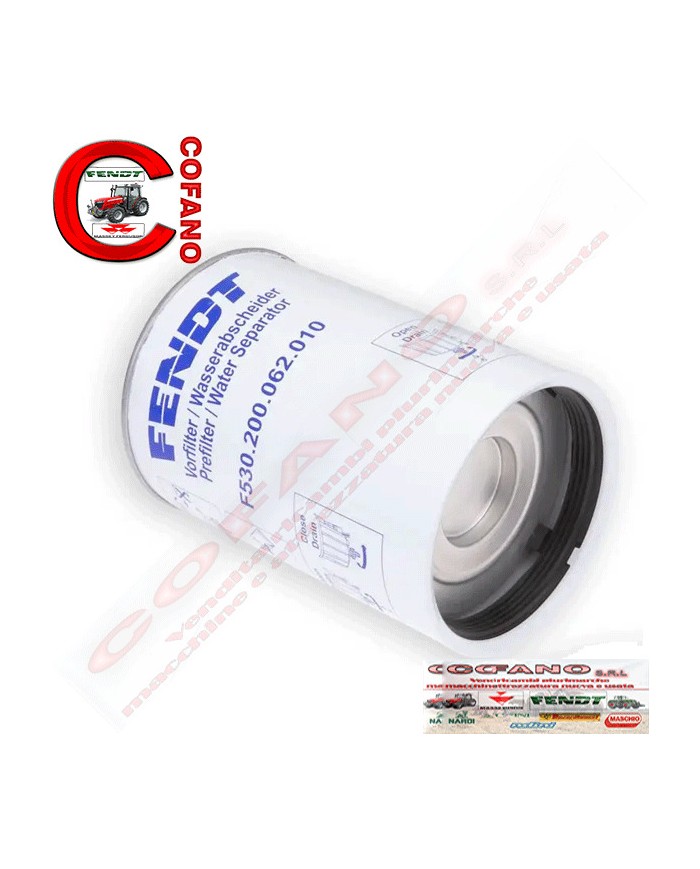 Prefiltro carburante Fendt Ø 106 mm x 160 mm