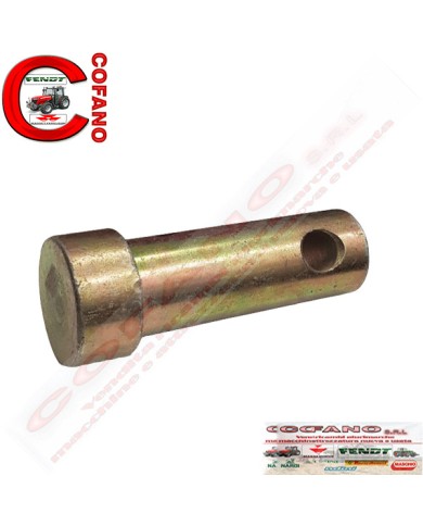 Perno Lungh 95 mm Ø 27 mm Ø foro 12 mm Perno Lungh 95 mm Ø 27 mm Ø foro 12 mm