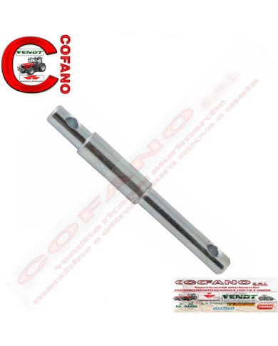 Perno doppio intercambiabile per attacco attrezzi Lungh 210 mm Perno doppio intercambiabile per attacco attrezzi Lungh 210 mm