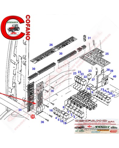 Scheda di circuito microfusibili adattabile Fendt