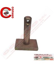 Perno con piastra Ø 19 x 78 mm piastra 40 x 70 mm