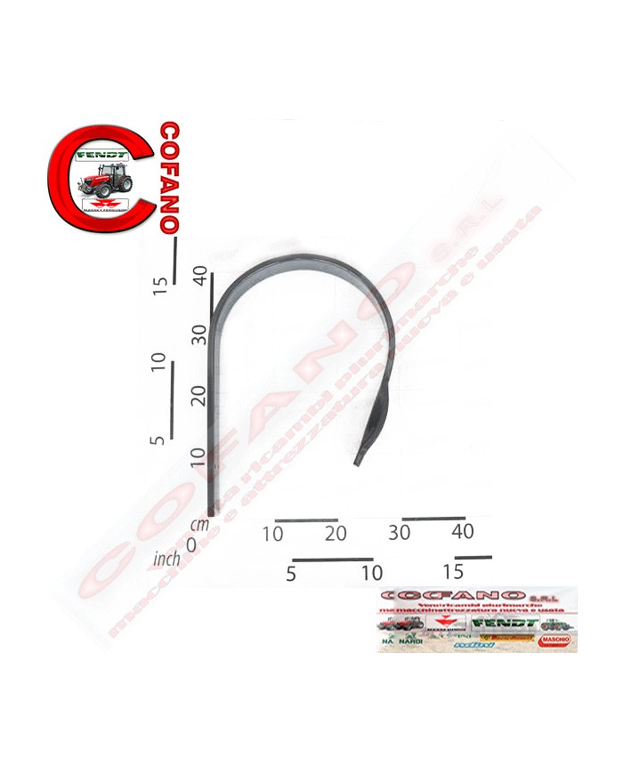 Fascia centrale raccoglitirce Ferraboli sviluppo lungh. 885 mm