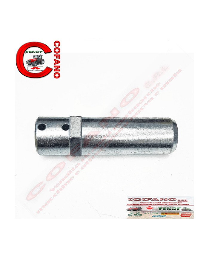 Perno ruotino Ø 35 mm Lungh. 126 mm con esagono Feraboli